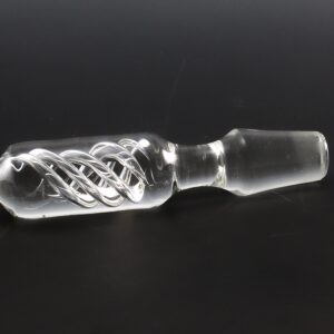 Air Twist Stopper Fine Crystal Steuben Style