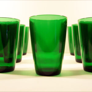Anchor Hocking Forest Green Tumbler Set of 12