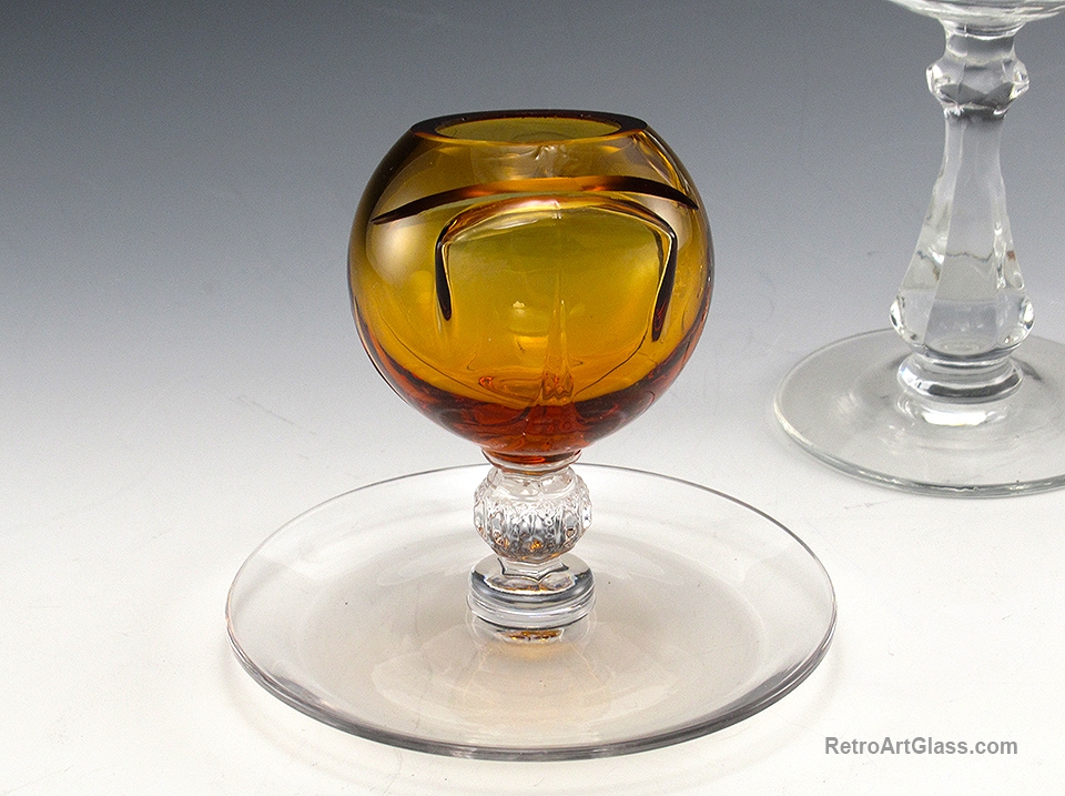 Cambridge Table Glass Place Card holder, Vase, Ashtray - Image 5