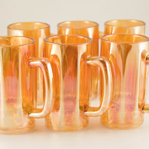 Antique Carnival Glass Beer Mug by Imperial Glass