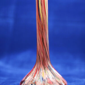 Antique End-of-Day Glass Hand-Blown Murrina Stick Vase