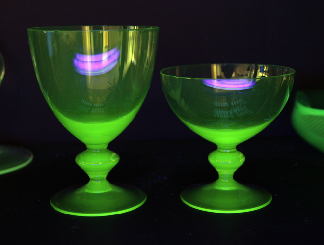 Swedish Modern Smoke Crystal Stemware Set of 24 - Image 6