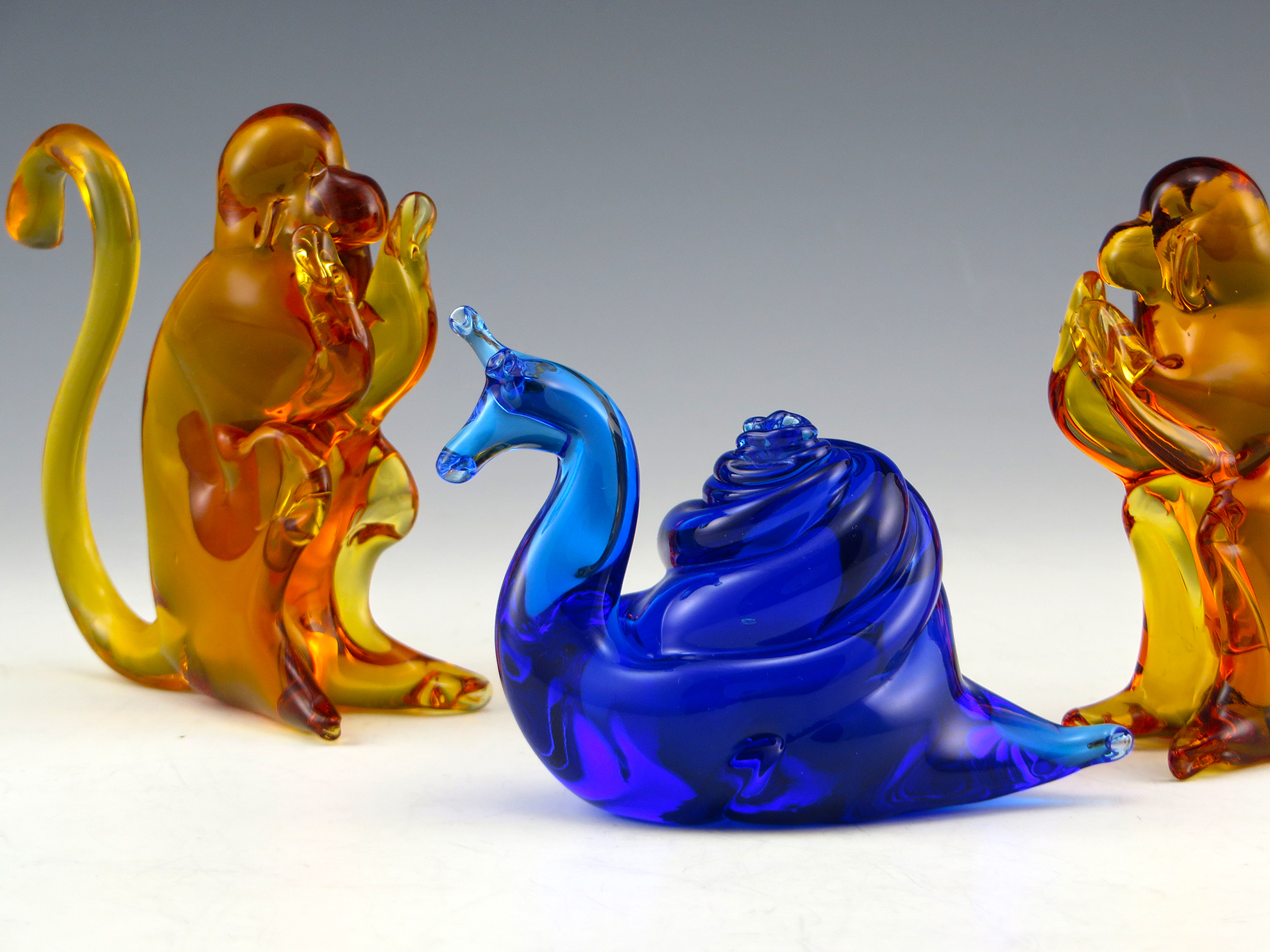 Pilgrim Art Glass Snail Figurine Vintage Handcrafted - Image 3