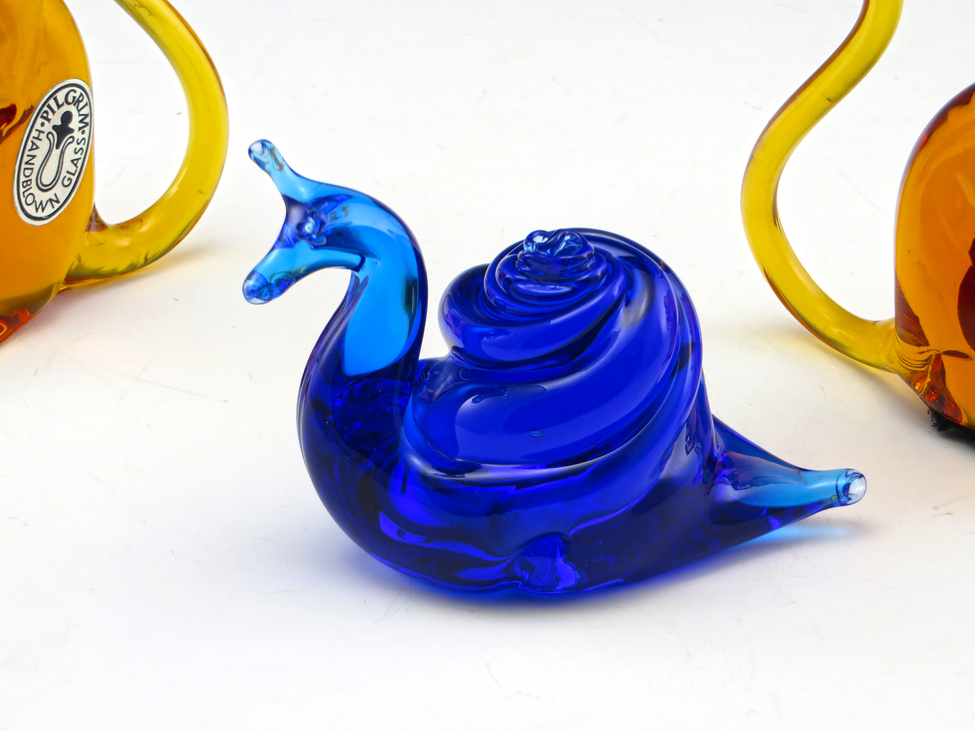 Pilgrim Art Glass Snail Figurine Vintage Handcrafted - Image 4