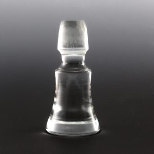 Solid Glass Bell Decanter Stopper No. 2