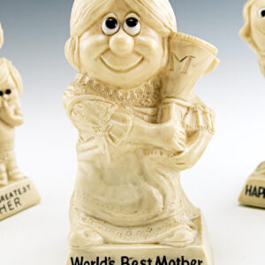 Big Eye Lady Figurine Worlds Best Mother