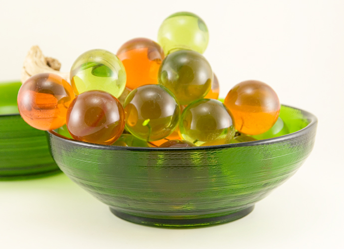 Set of Two Blenko Art Glass Large Handmade Bowls - Image 3