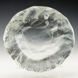 Organic Form with Sandblast Signature by Blenko