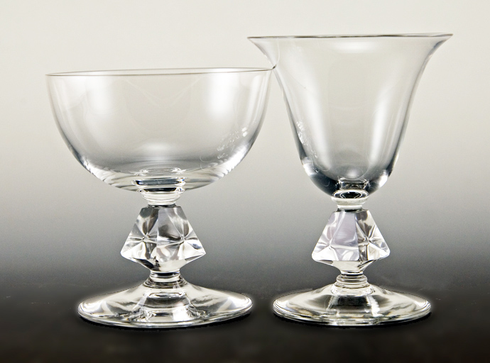 Vintage Cut Crystal Stemware Aquarius Set of 10 - Image 2