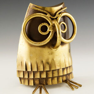 C Jere owl bookend signed RARE