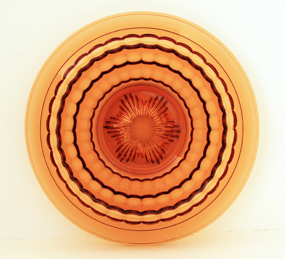 Cambridge Cut Glass Martha Washington Rolled Console Bowl