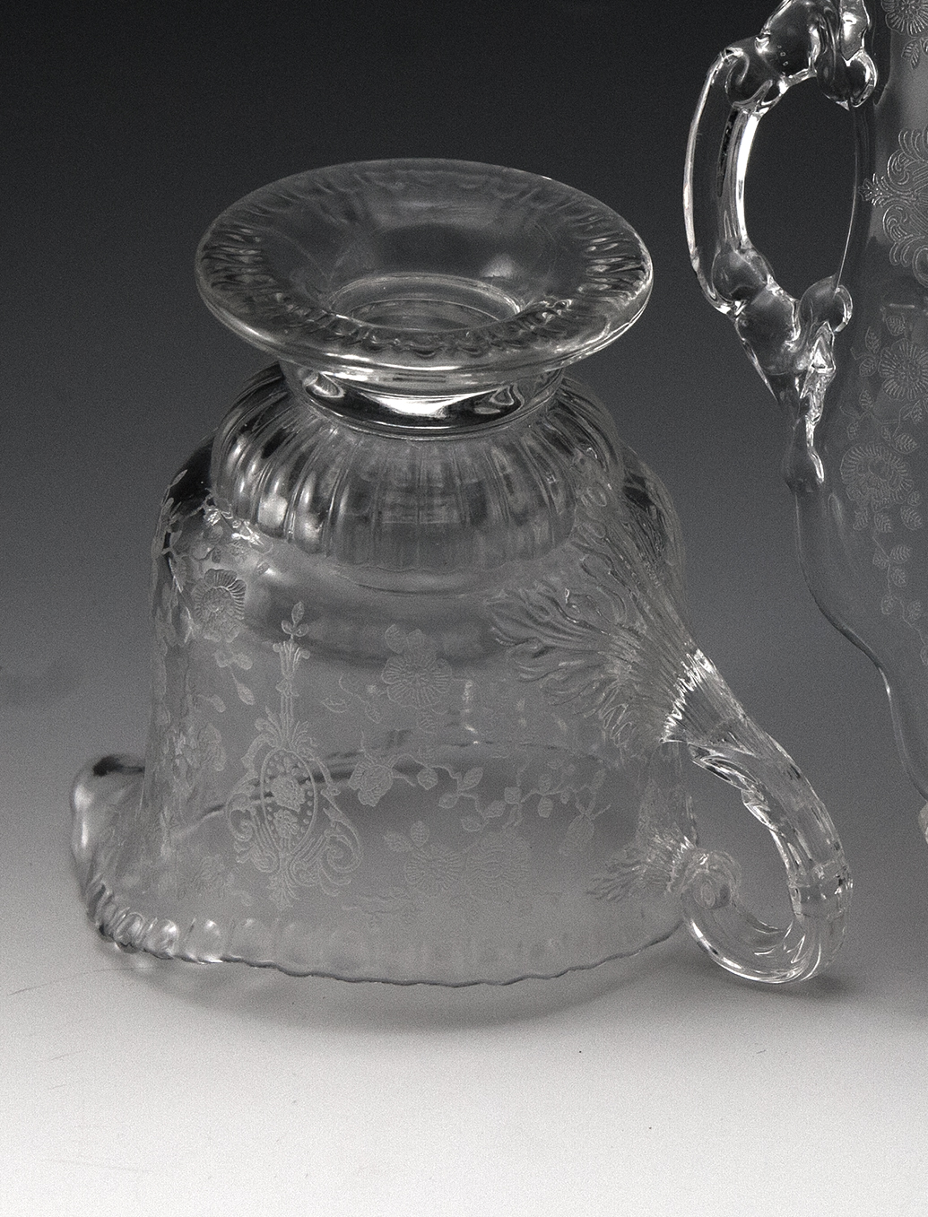 Cambridge Rose Point Glass Table Service Set - Image 9