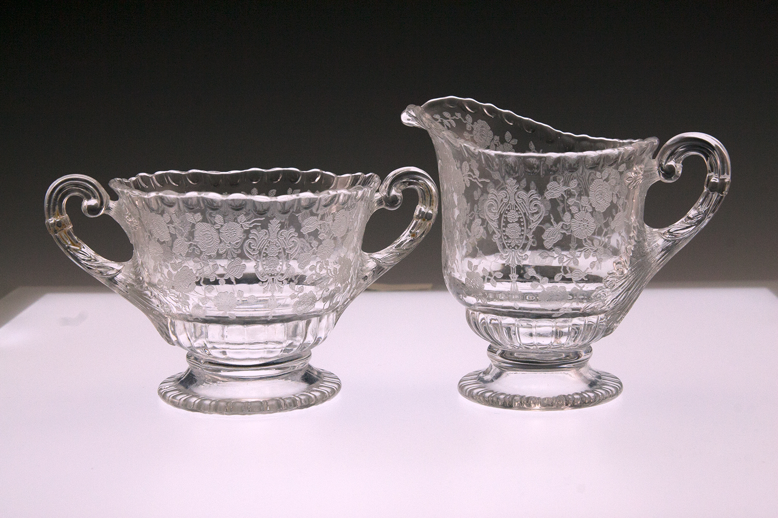 Cambridge Rose Point Glass Table Service Set - Image 8