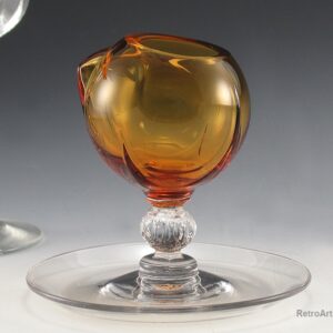 Cambridge Table Glass Place Card holder, Vase, Ashtray