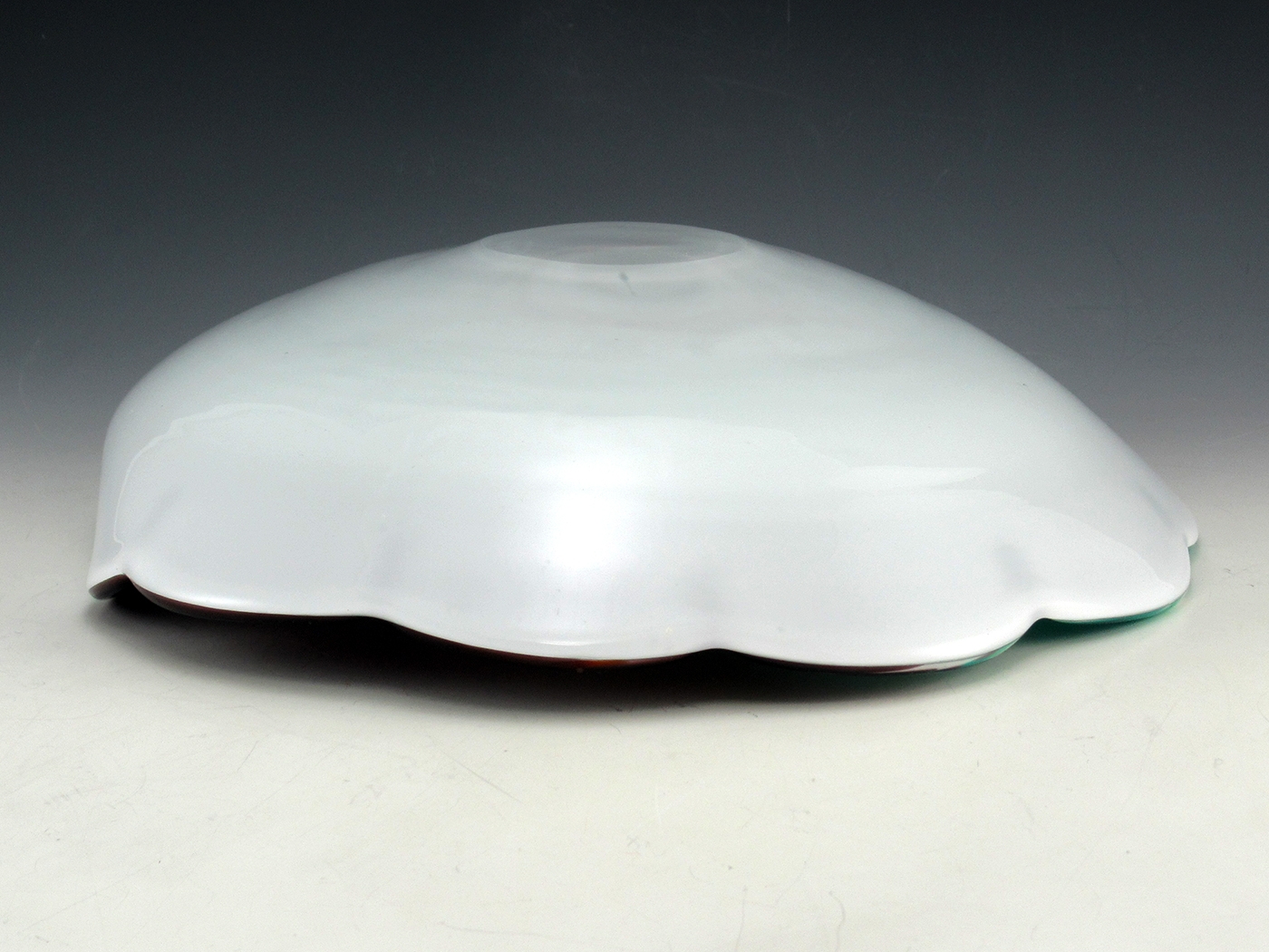 Dino Martens Oriente by Toso Cased Art Glass Bowl - Image 5