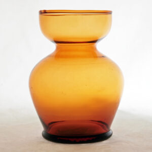 Chestnut Glass Hyacinth Vase