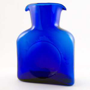 Cobalt Blue Glass Beverage Jug by Blenko Art Glass