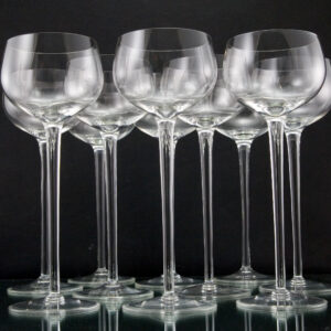 Fine Blown Crystal Goblets Set of 10 Pinot Noir