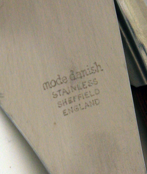 Danish Modern Cutlery Set with Beautiful Wood Handles - Image 2