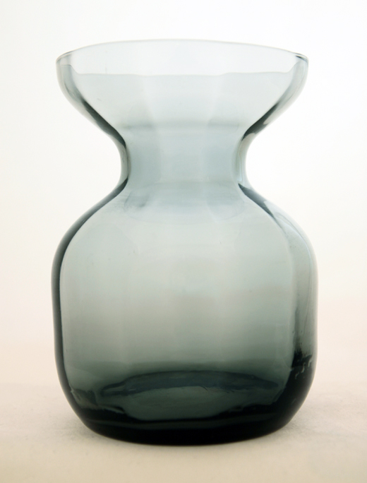 Danish Modern Jacob Bang Hyacinth Vase by Holmegaard with Sticker