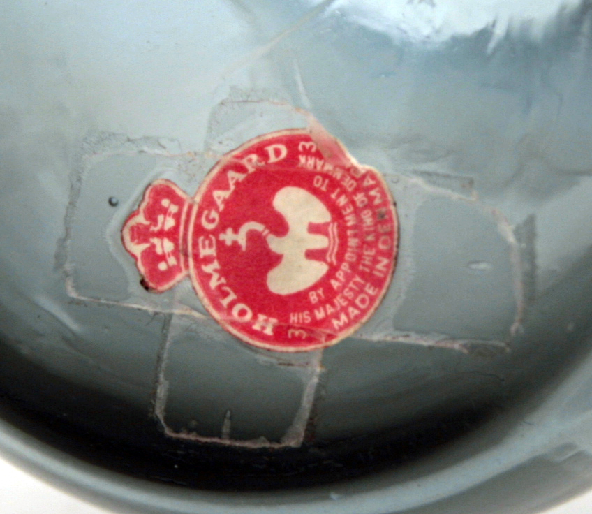 Danish Modern Jacob Bang Hyacinth Vase by Holmegaard with Sticker - Image 3