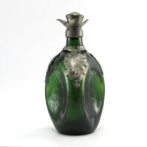 Pinched Decanter Vintage Danish Glass in Old World Style