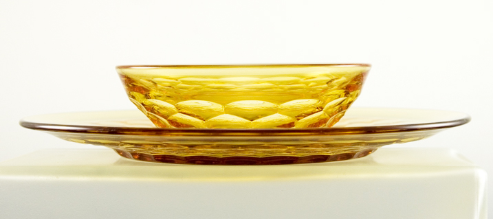 Duncan Georgian Glass Set of 12 Plates and Bowls - Image 2