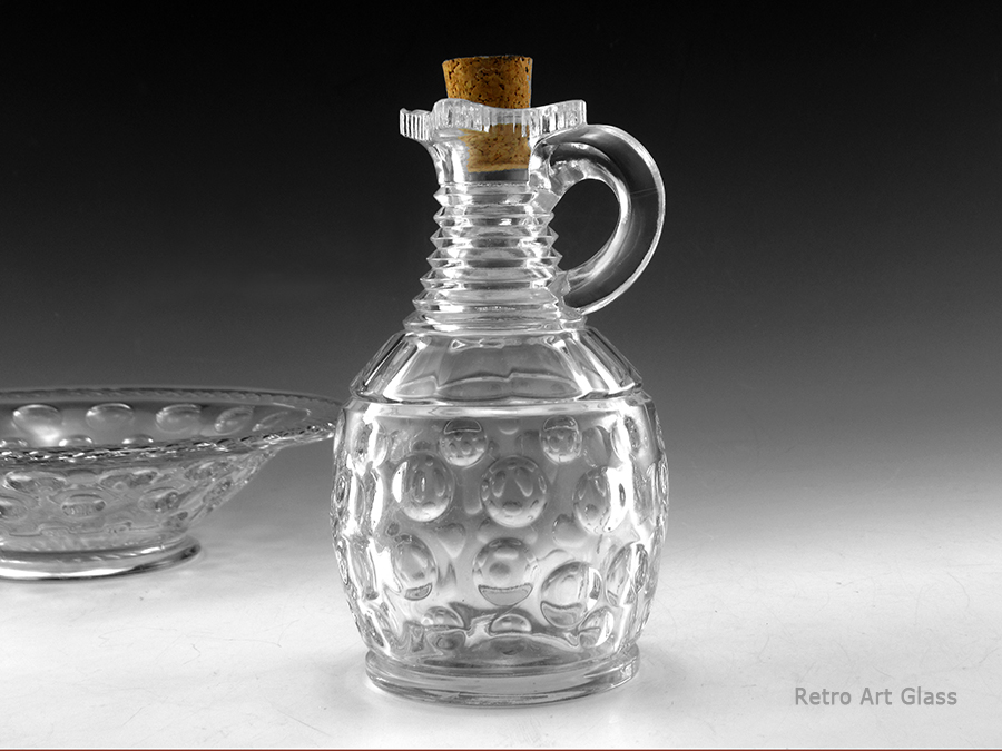 Early American Pressed Glass Bowl and Jug Set - Image 2