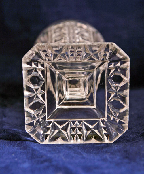EAPG Goblet Valencia Waffle Square Base - Image 3