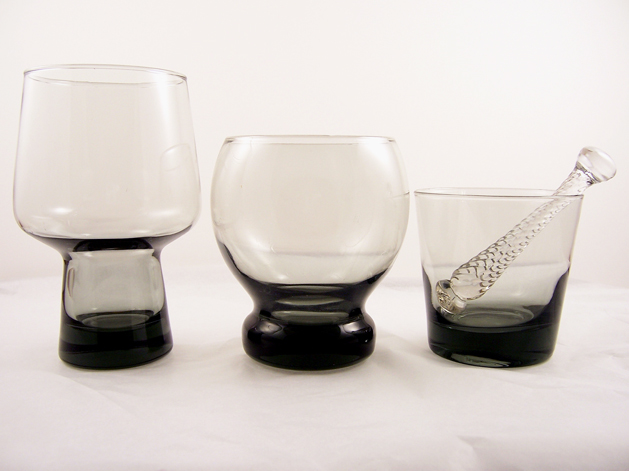 Eames Era Glass Set of 8 Ball Tumblers - Image 2
