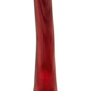 Retro Modern Vintage Enormous Ruby Glass Floor Vase