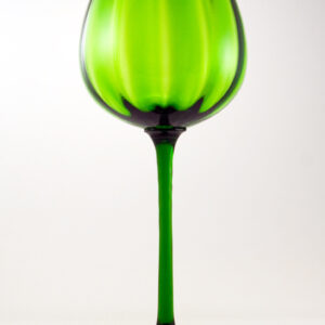 Exceptional Panel Optic Glass Extreme Balloon Vase