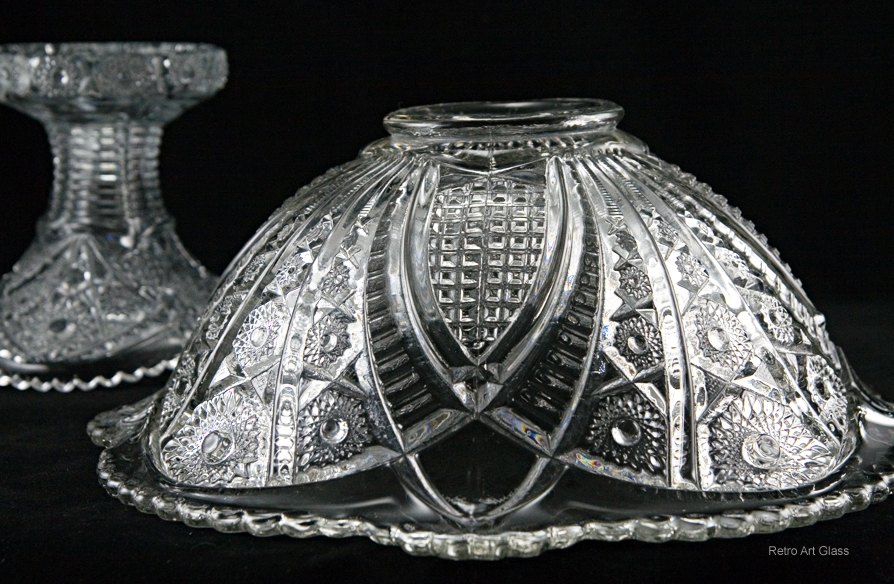 Vintage Glass Punch Bowl by McKee Glass - Image 3