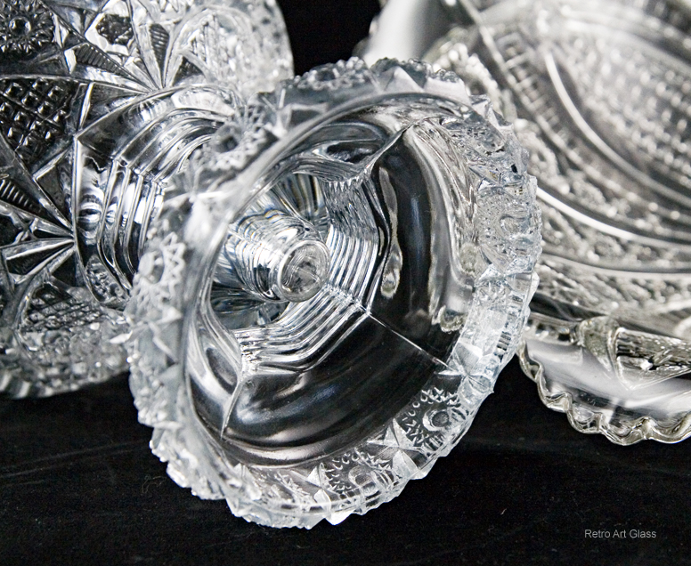 Vintage Glass Punch Bowl by McKee Glass - Image 4