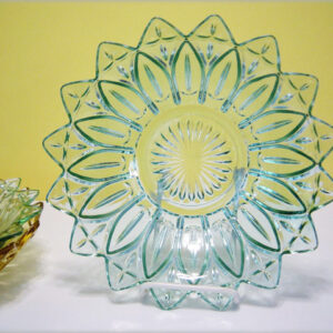 Petal Blue Serving Bowl by Federal Glass