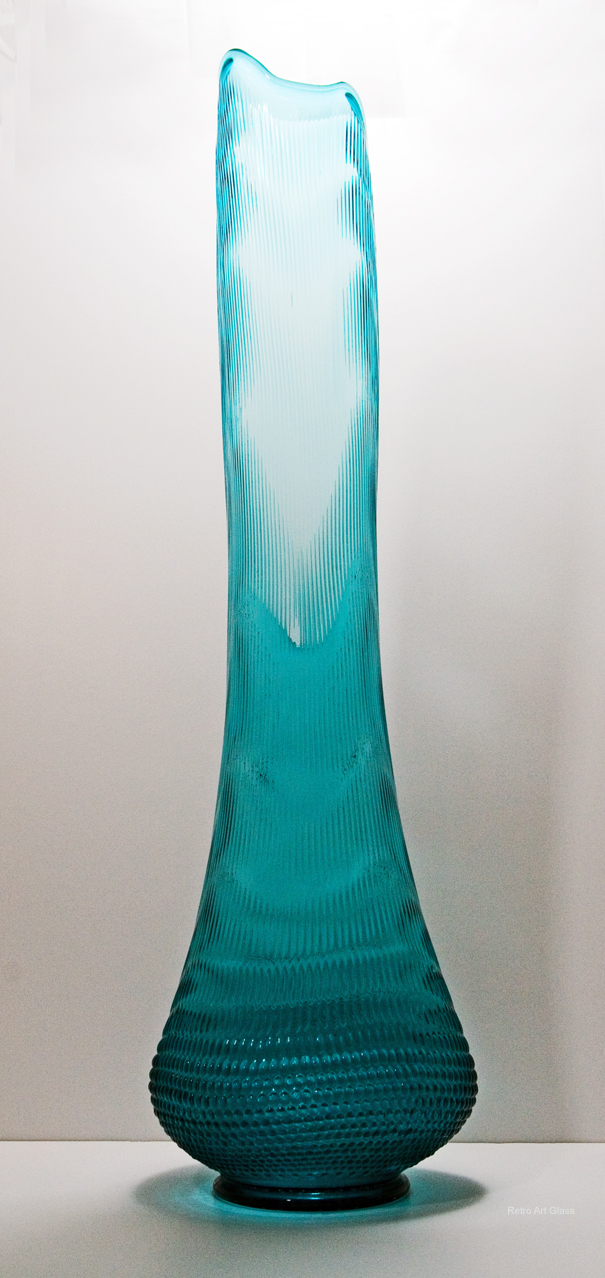 Giant Floor Vase by Fenton Art Glass 1970 - Image 5