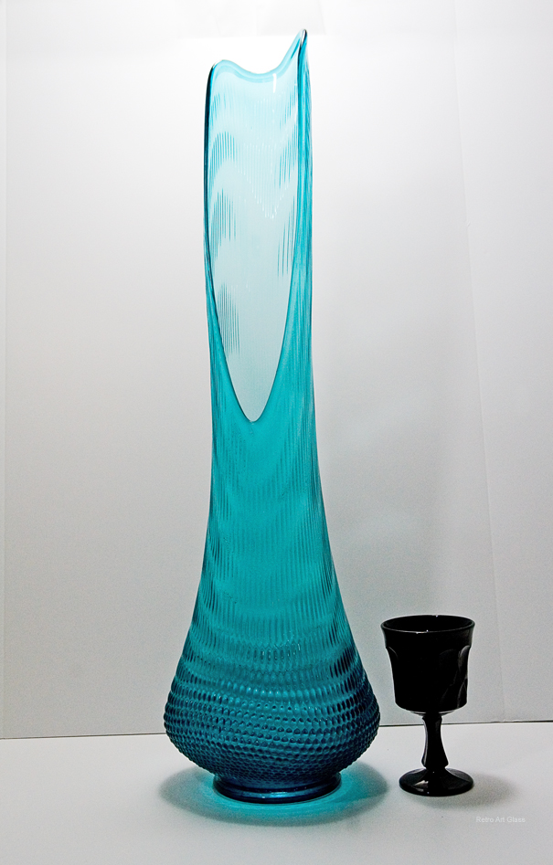 Giant Floor Vase by Fenton Art Glass 1970 - Image 3