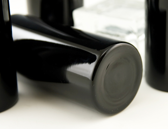 Fine Blown Glass Tall Ebony Tumbler Set - Image 3