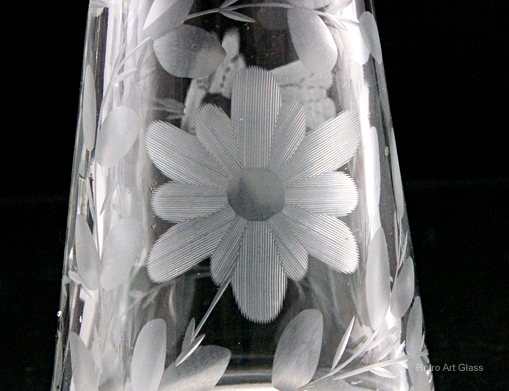 Rare Cambridge Glass Dressing Bottle Rare Pattern - Image 2