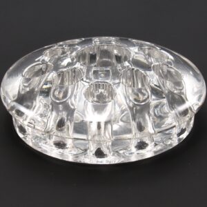 Crystal Flower Frog Candle Holder Antique