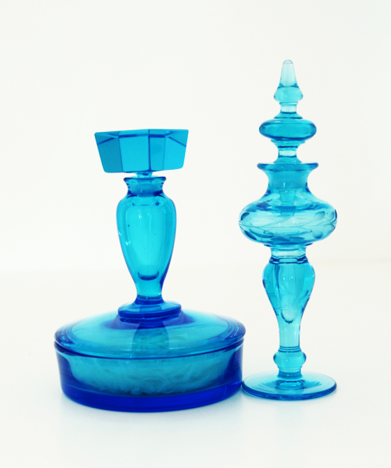 Fostoria 1920s Glass Perfume and Powder Jar - Image 2