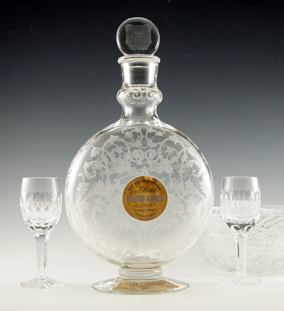 French Crystal Decanter Art Nouveau Baccarat