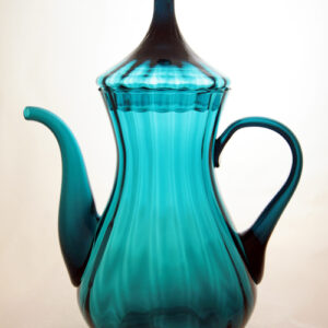 Venetian Glass Circus Tent Coffee Pot