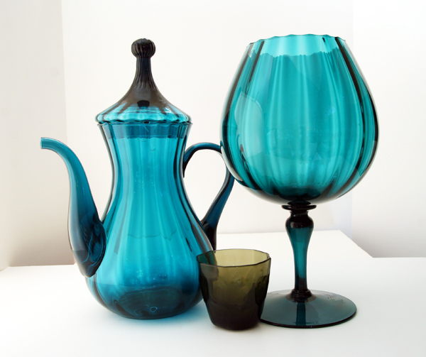 Venetian Glass Circus Tent Coffee Pot - Image 2