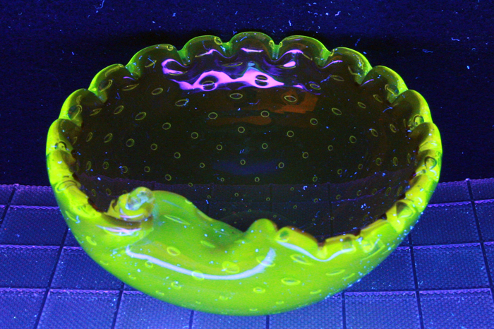 Genuine Murano Art Glass Amethyst Occasional Bowls - Image 3