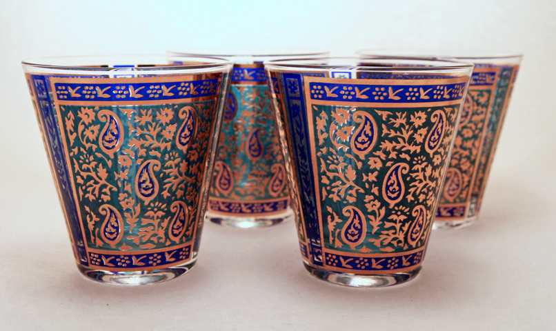 Fab Double Old Fashion Tumbler Set by Georges Briard