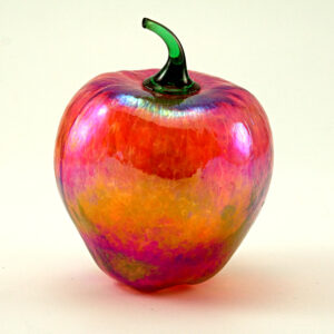 Glass Eye Studio Large Iridescent Apple