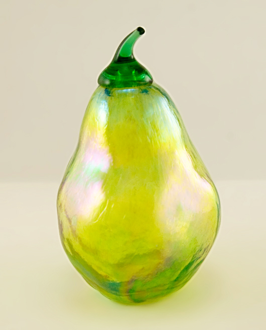 Glass Eye Studio Life Size Fruit Figurine Set in Iridescent Art Glass - Image 4