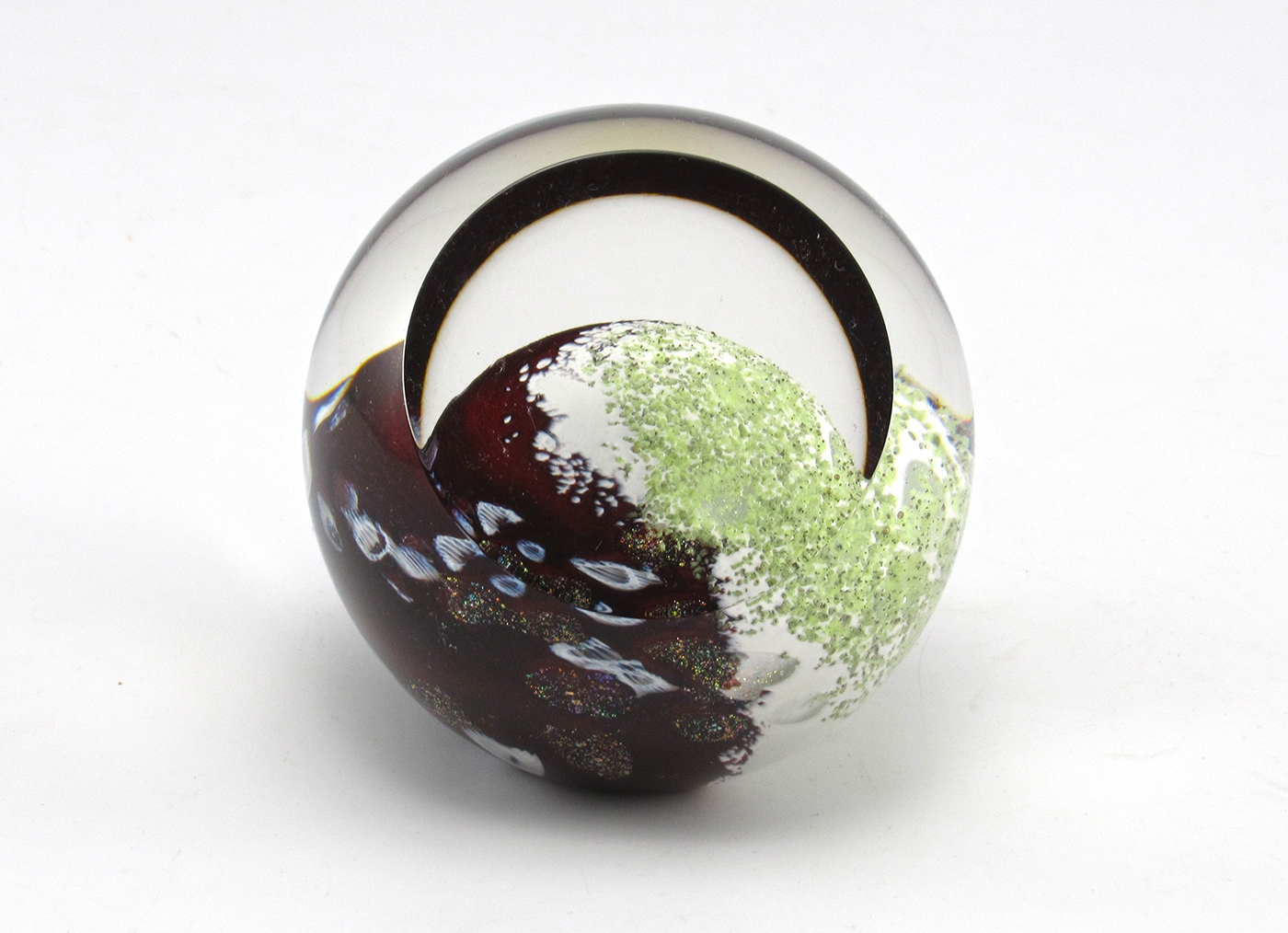 Glass Eye Studio Celestial Series Mercury Paperweight