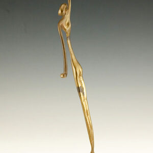 Hagenauer Wiener Werkstatte Egyptian Goddess Bronze Sculpture